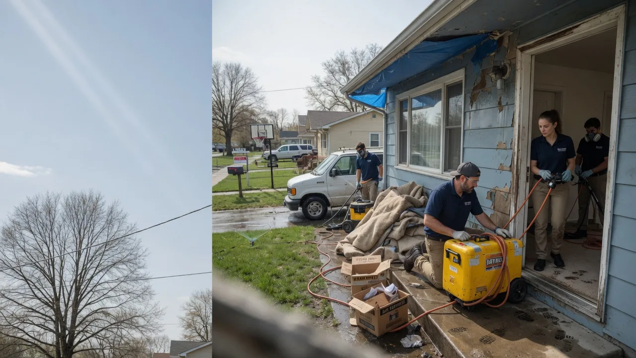 Basement Flood Cleanup in New Berlin, IL near me